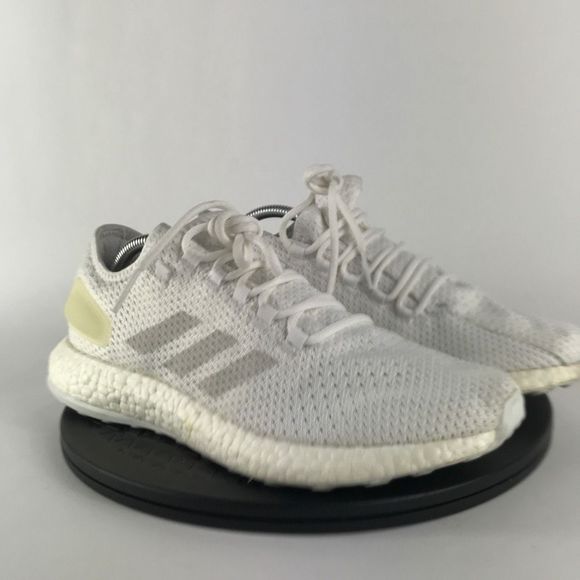 Adidas Pureboost Clima White Athletic Running Shoes BY8897 Men’s Size 10 - Picture 3 of 12